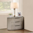 Chianti Luxury Chanel Nightstand w/USB Port - Light Oak