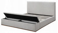 Daisy Storage Upholstered Platform Bed - Grey