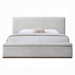 Daisy Storage Upholstered Platform Bed - Grey