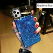 Silicone Gradual Rhinestone iphone case Apple Phone Protective  Case