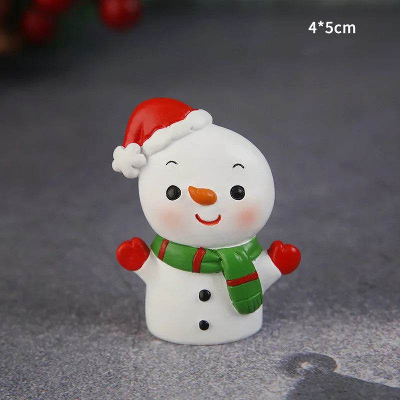 Decorative Resin Ornaments For Christmas Baked Cakes