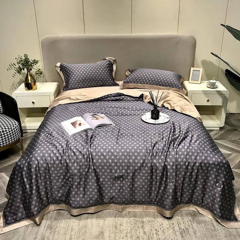 High-end Tencel Summer Cooling Duvet Four-piece Set