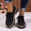 Lace-up British-style Loafers For Women