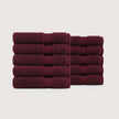 Pure Cotton Bath Towel Set – Burgundy & Turquoise | 500gsm Wholesale Towels