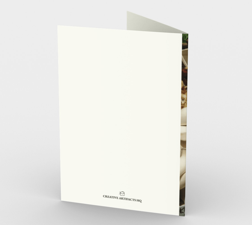 Set of 3 Blank Greeting Cards | 5 x 7 | Market Funghi