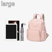 Unisex Portable Waterproof Plain color Backpack for school