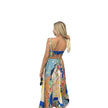 Elegant Ladies Spaghetti strap Vacation Resort Boho Floral Summer Maxi dress