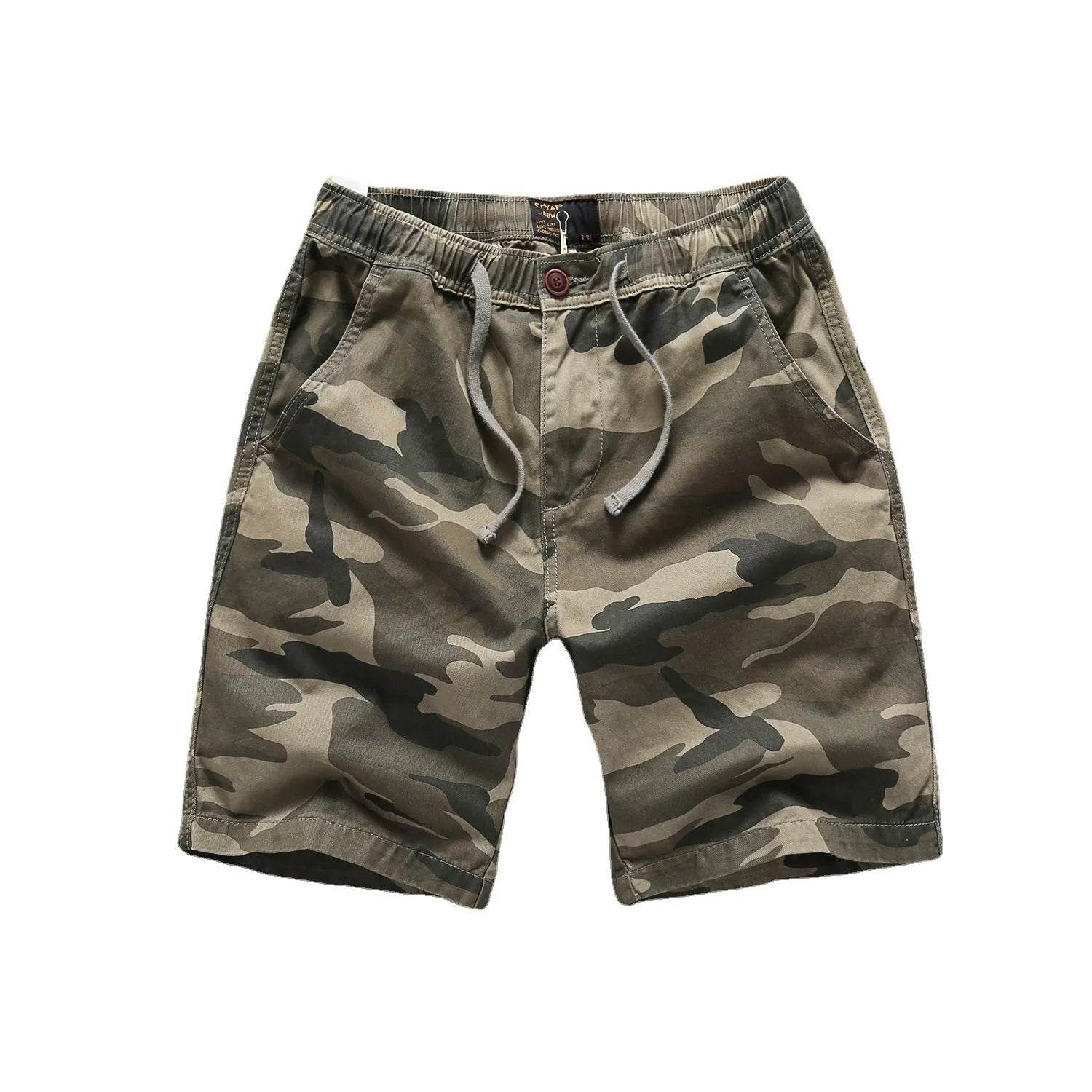 Straight Sports Leisure Five-point Workwear Cotton Camouflage Short Pants