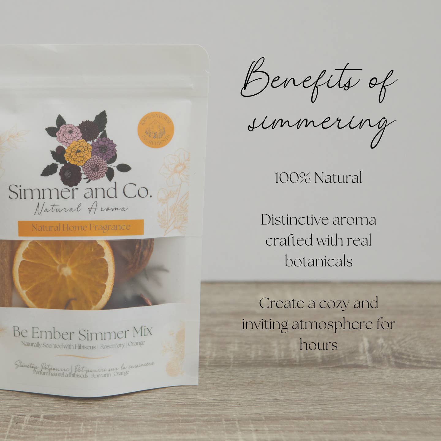 Be Ember Simmer Pot Mix – Natural Autumn Spice Aroma