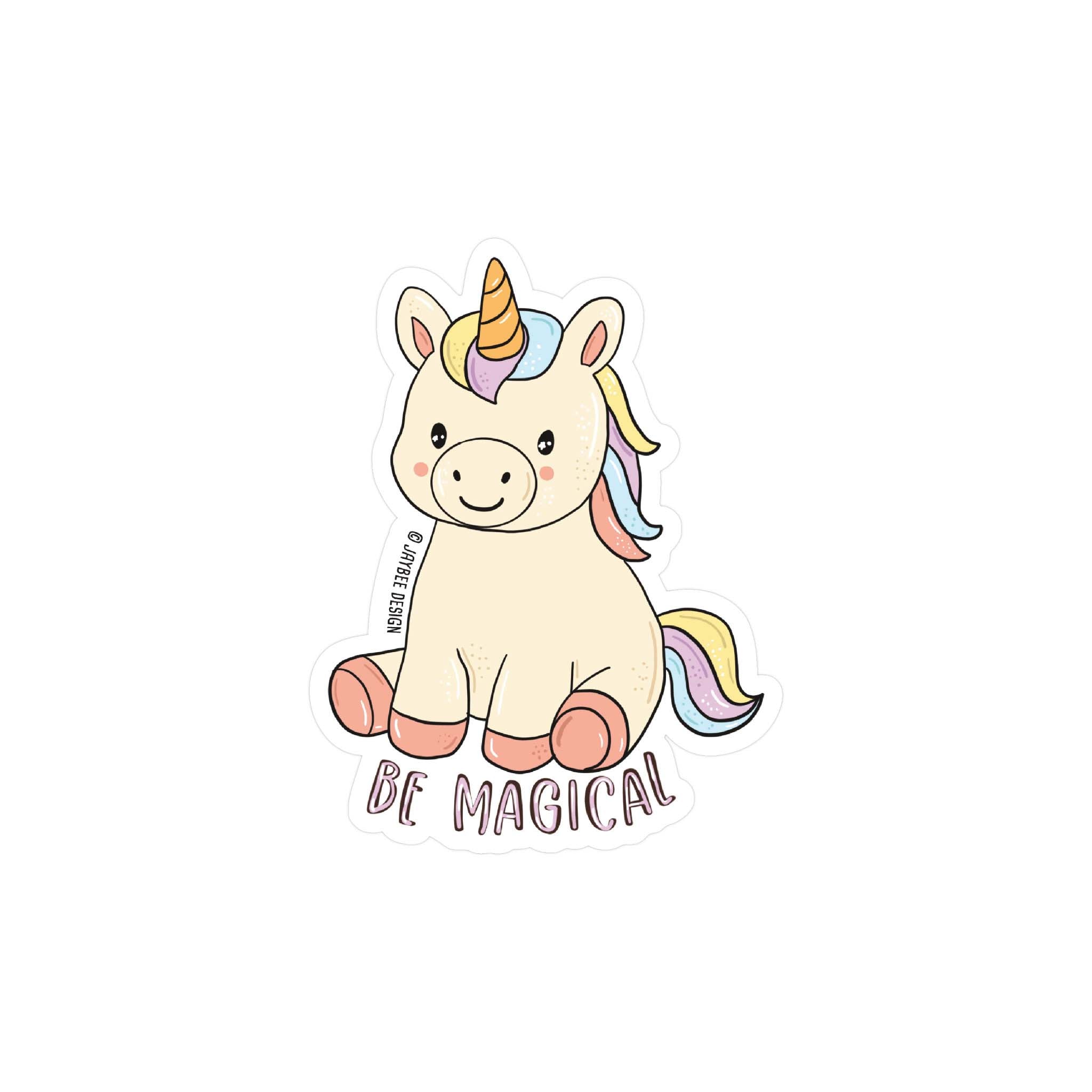 Be Magical Unicorn Sticker