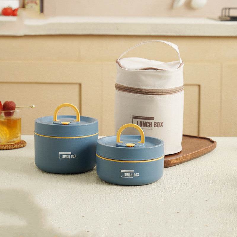 Portable Insulated Work Lunch Box and Canvas Lunch Bag
