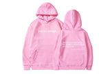 Women's Plush Letter Printed Kangaroo Pocket Hoodie | Cozy Pullover