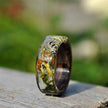 Time Resin Faceted Handmade Personality Ring