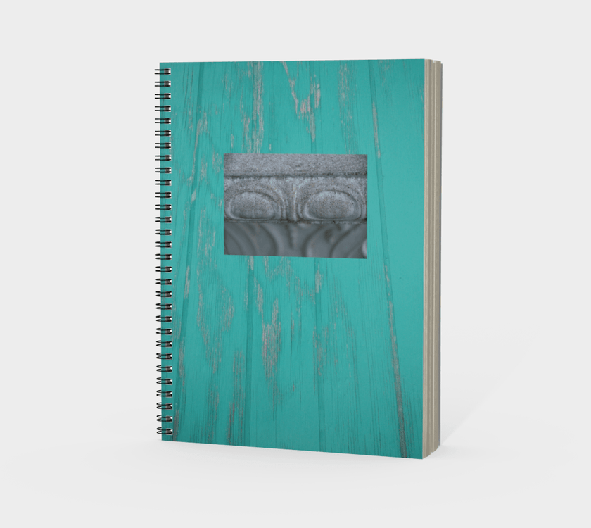 Spiral Sketchbook | Etched in Turquoise / Eyes of Stone