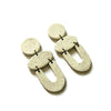 Modern Statement Earrings Handmade from Clay & Sand