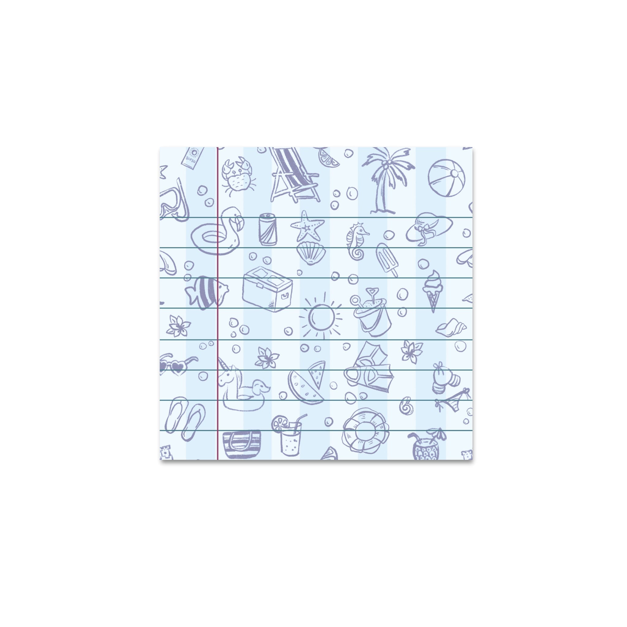 Beach Party Sticky Notes