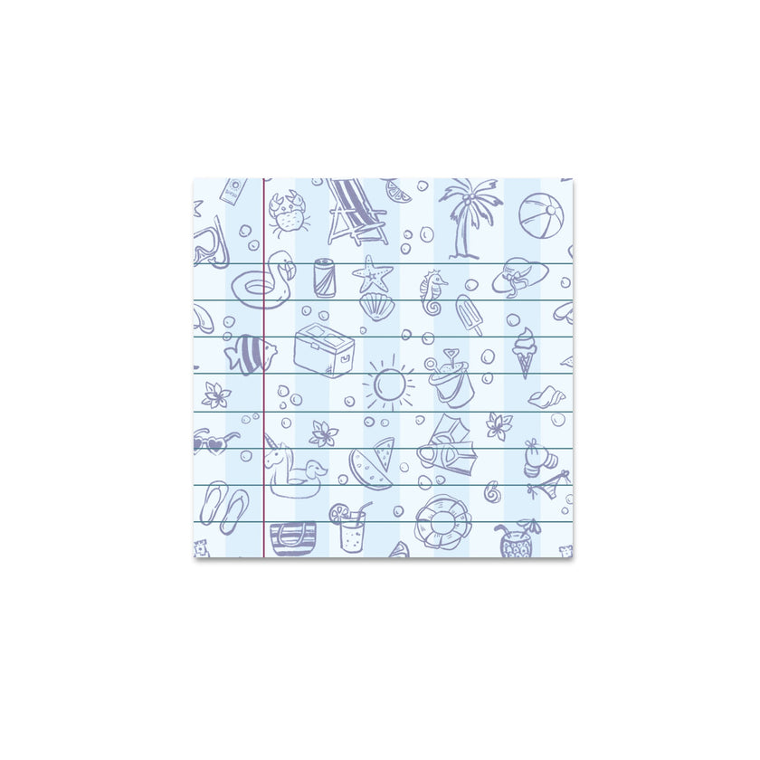 Beach Party Sticky Notes