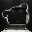 Bear Glow LED Mirror – Wave Sensor, Anti-Fog, Dimmable, 40