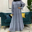 Beautiful long sleeve Abaya Dress for Arab Dubai Turkey Middle Eastern Women.