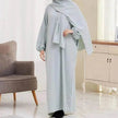 Casual Plain Everyday Abaya for ArabArabic Women  Kaftan Abaya for  Umrah and Haji.