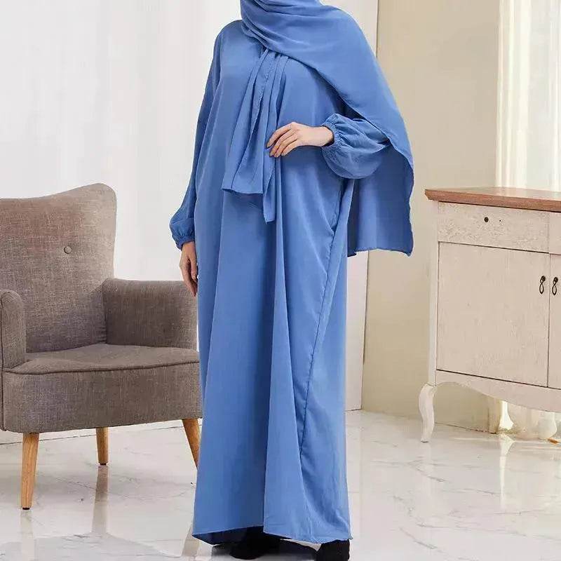 Casual Plain Everyday Abaya for ArabArabic Women  Kaftan Abaya for  Umrah and Haji.