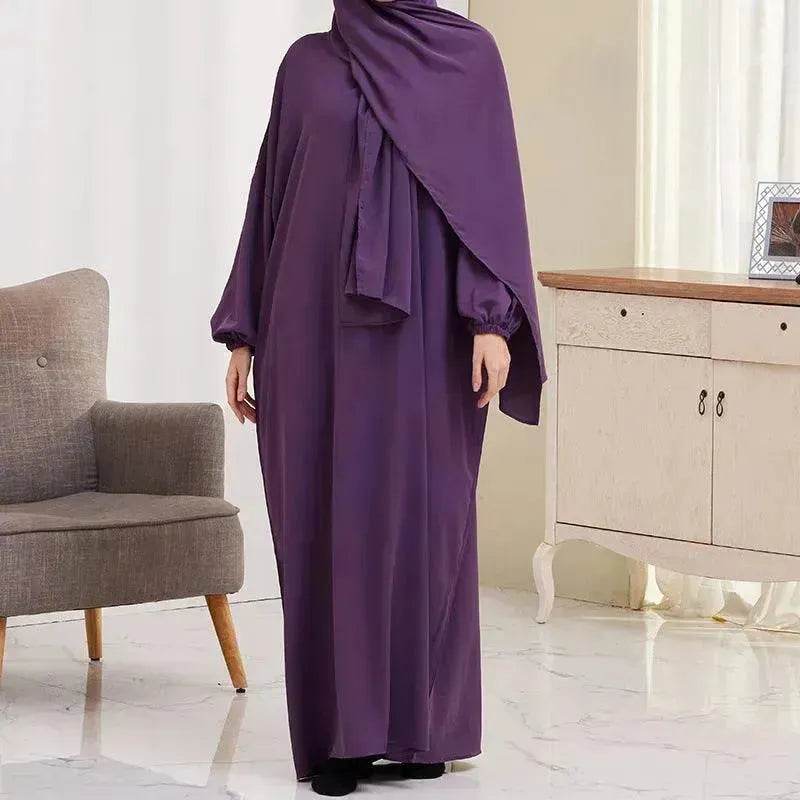 Casual Plain Everyday Abaya for ArabArabic Women  Kaftan Abaya for  Umrah and Haji.