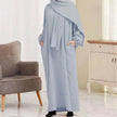 Casual Plain Everyday Abaya for ArabArabic Women  Kaftan Abaya for  Umrah and Haji.
