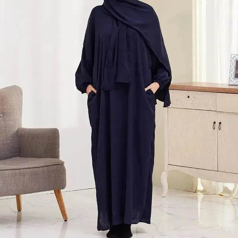 Casual Plain Everyday Abaya for ArabArabic Women  Kaftan Abaya for  Umrah and Haji.