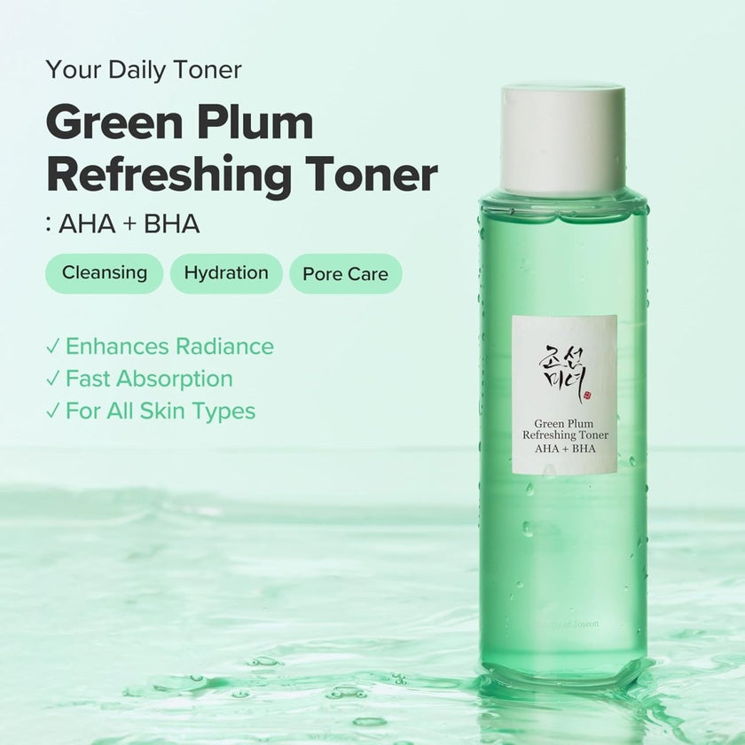 Beauty of Joseon Green Plum Refreshing Toner : AHA + BHA  150ml