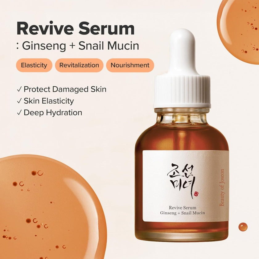 Beauty of Joseon Revive Serum : Ginseng + Snail Mucin 30ml