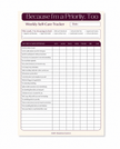 Because I’m a Priority, Too – Weekly Self-Care Tracker