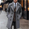 Fall Winter Men Woolen Coat Double Breasted Overcoat for men