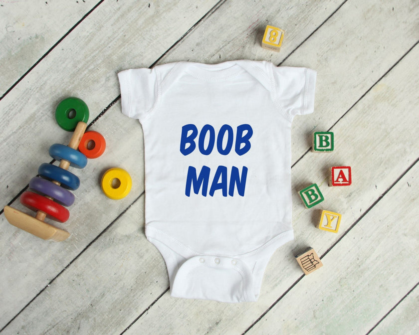 Boob Man Infant Bodysuit