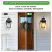 Modern Outdoor Waterproof Wall Lights fixture Support Many Types Of Bulb-2 Packs