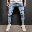 Fashion Trend Men Blue Denim Trousers Jeans