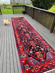 Persian Nahavand Runner Rug | 4' x 17' 3