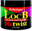 BELLATIQUE LOCB MAXIMUM HOLD LOC BRAID TWIST EDGE GEL 4OZ