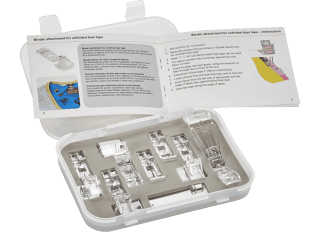 Bernette Serger 7 Pack Presser Foot Set fits  b42 / b48 / b62 / b68