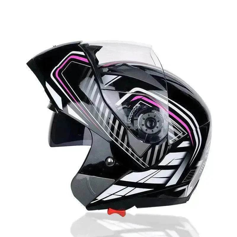 Best Motorcycle Helmet Half Helmet Anti-fog Sunscreen Double Lens Full Face Bike Helmet
