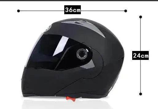 Best Motorcycle Helmet Half Helmet Anti-fog Sunscreen Double Lens Full Face Bike Helmet