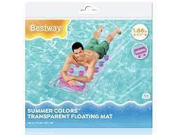 Bestway Summer Colors Transparent Floating Pool Mat