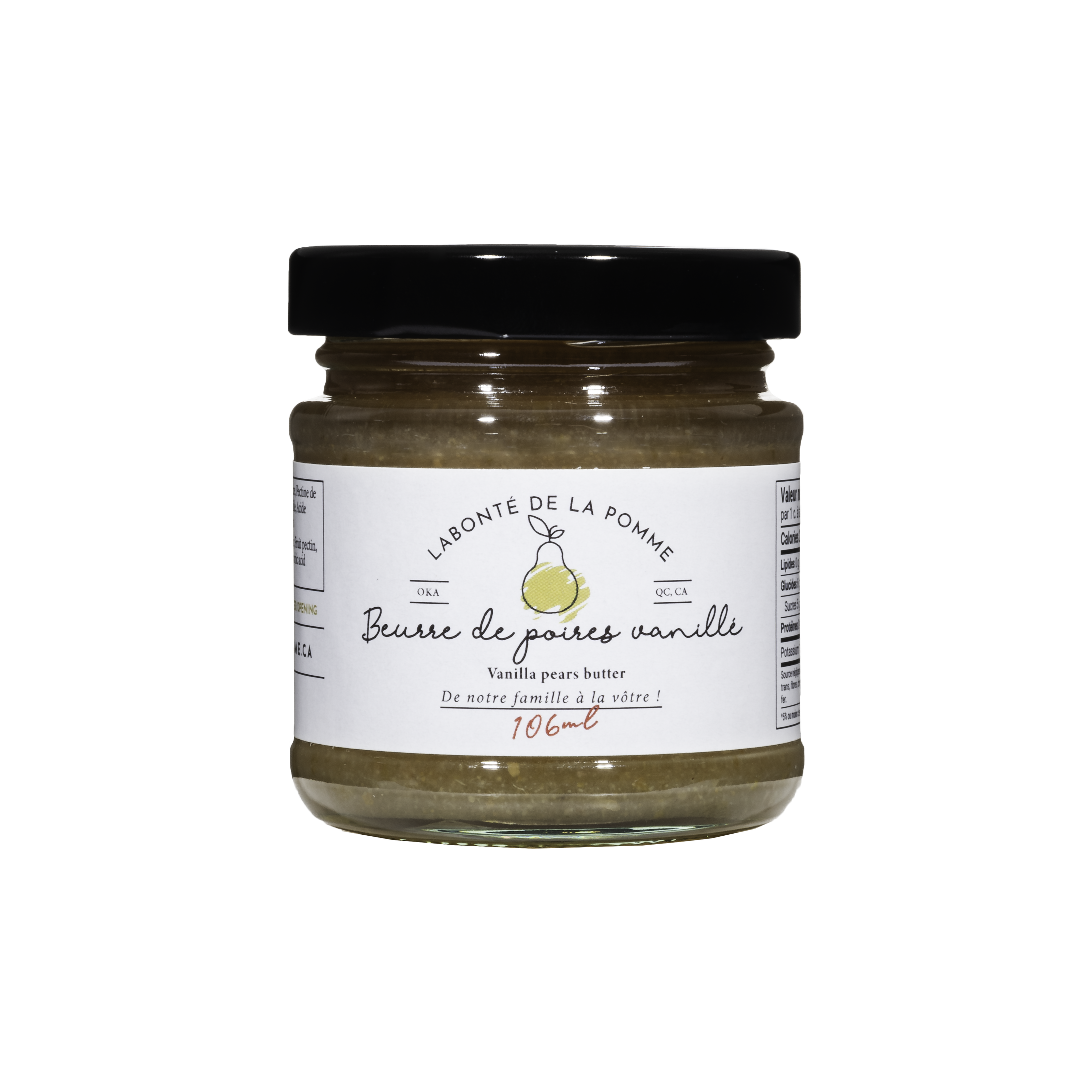 Beurre de poires vanillé