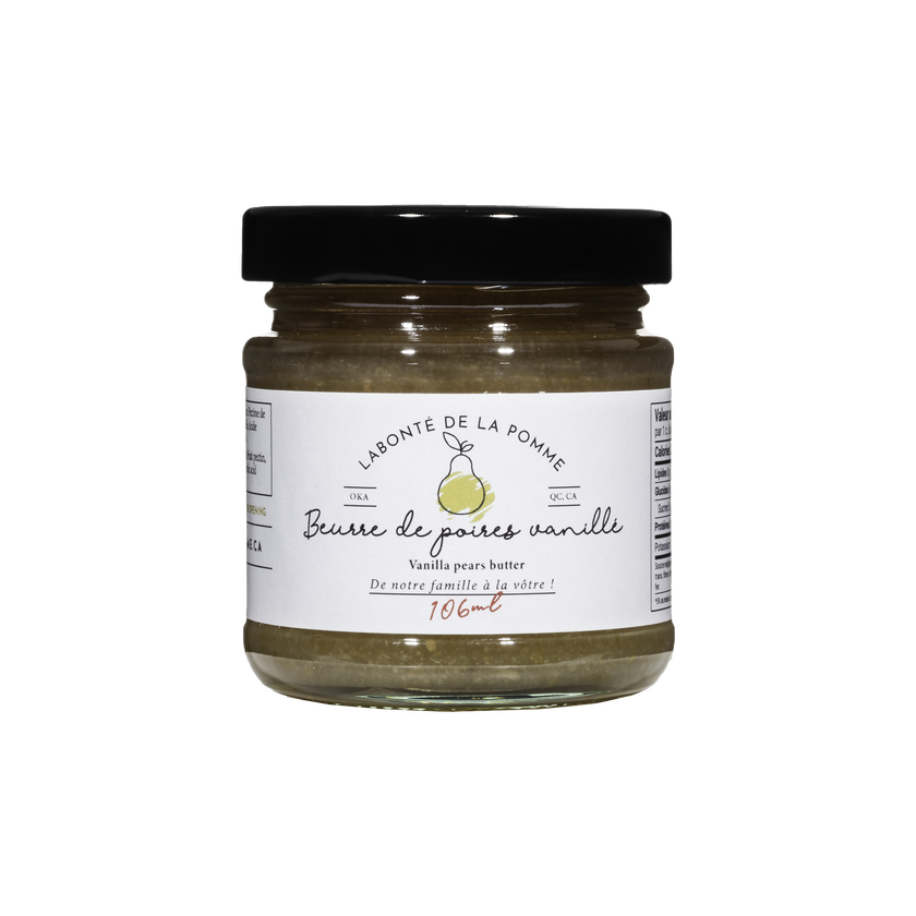 Beurre de poires vanillé