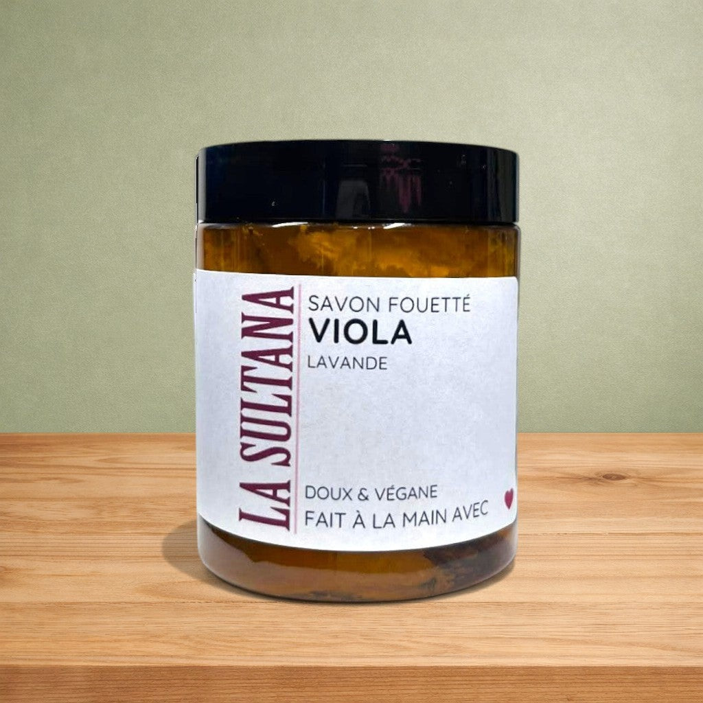 Savon fouetté VIOLA lavande