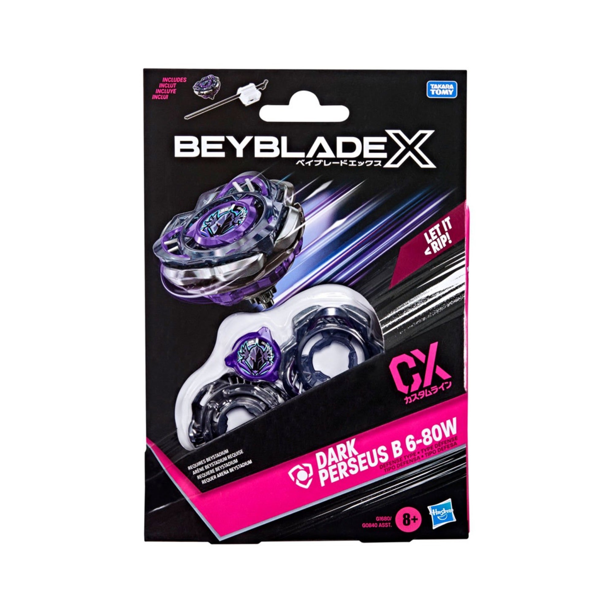 (Hasbro) Beyblade X - Dark Perseus B 6-80W CX Starter Pack