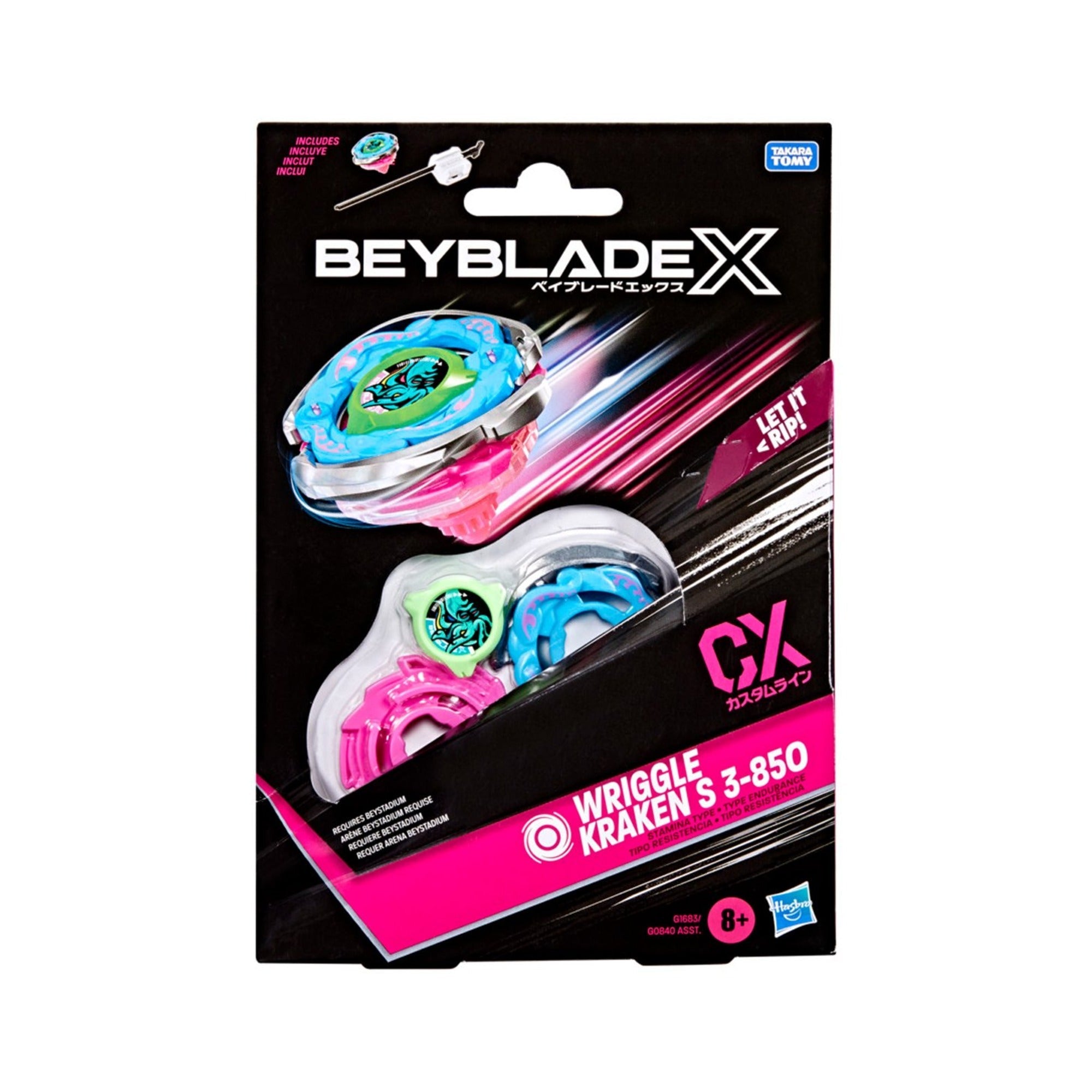 (Hasbro) Beyblade X - Wriggle Kraken S 3-85O CX Starter Pack