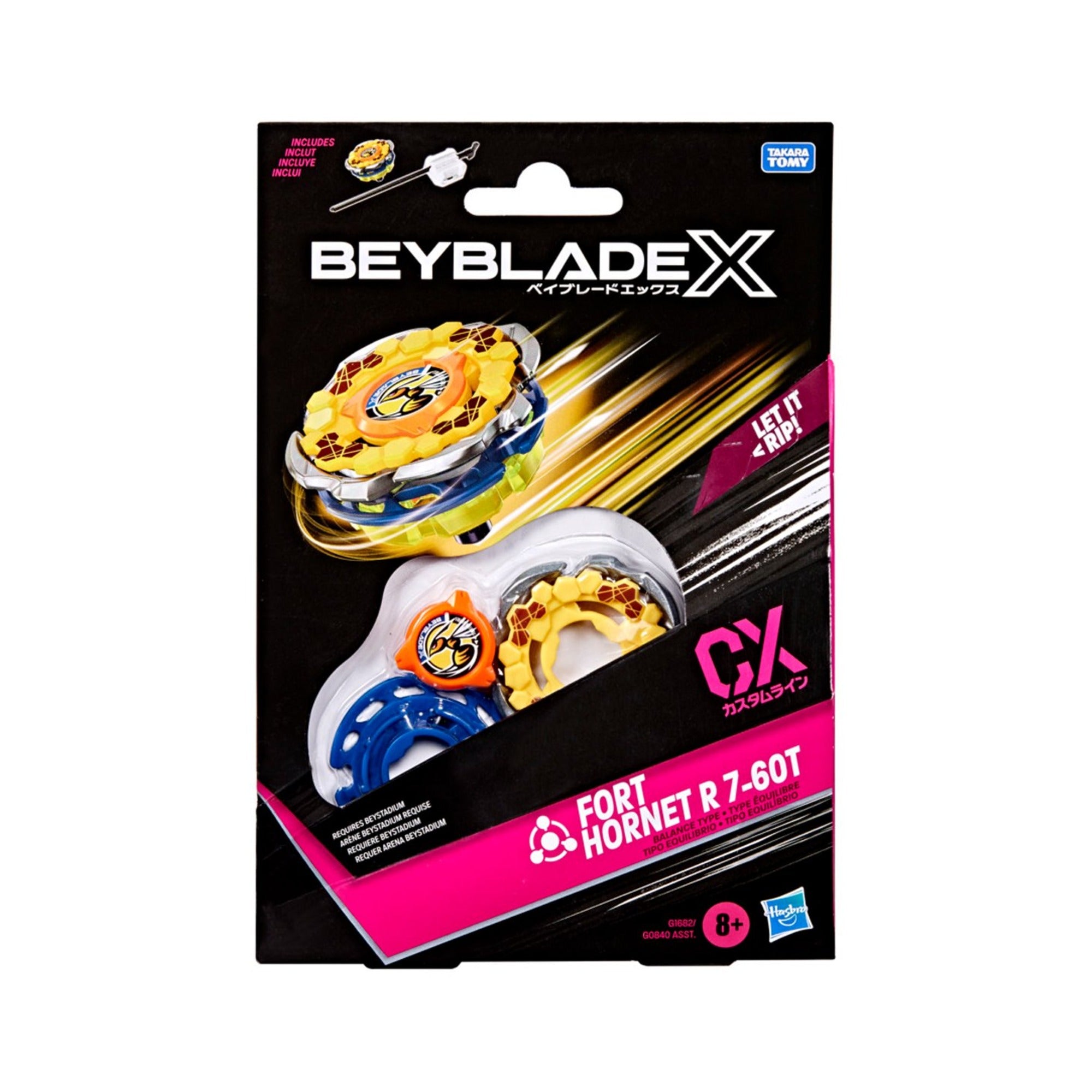 (Hasbro) Beyblade X - Fort Hornet R 7-60T CX Starter Pack