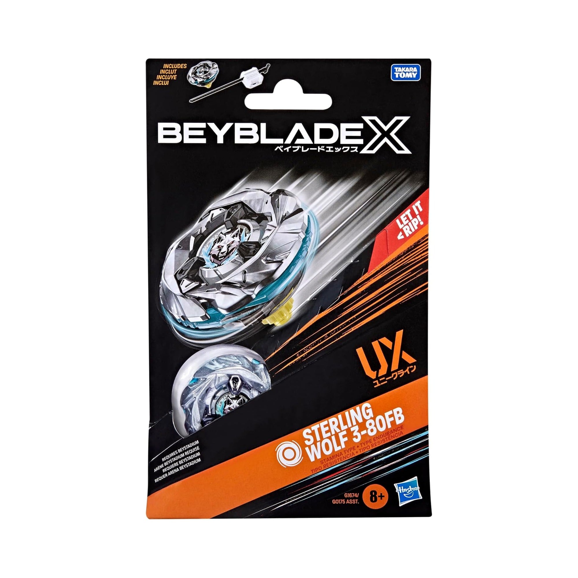 (Hasbro) Beyblade X - Sterling Wolf 3-80FB