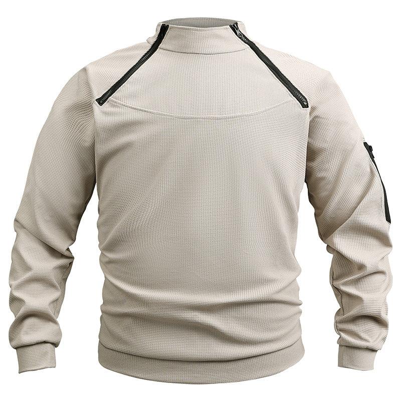 Mens Shawl Collar Cardigan – Warm Fleece Pullover Winter Sweater