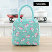 Portable Floral Aluminum Foil Thermal Insulated Lunch Bag